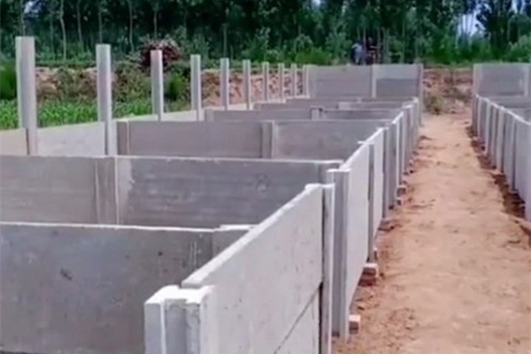 预制混凝土板围墙（预制水泥立柱）基础施工要点