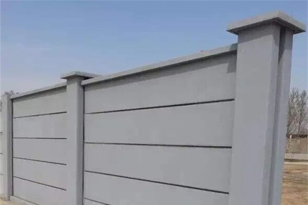 用预制水泥板做围墙围墙效果怎么样