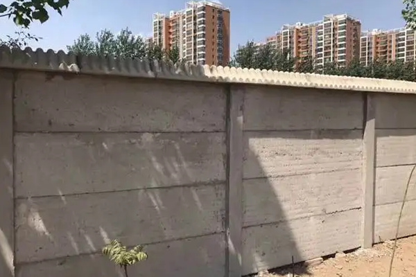 组合式水泥板围墙效果图